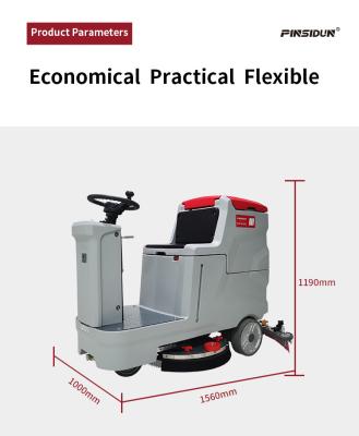 China Heavy Duty Oscillating Floor Scrubber Machine Ride On for sale