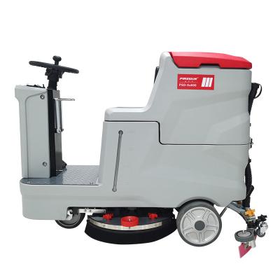 China 24V Commercial Sweeper Scrubber Electric Scrubbing Machine For Stone Floor for sale