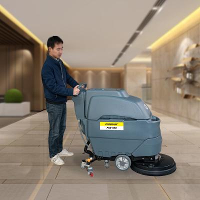 China Multifunctional Commercial Walk Behind Floor Scrubber Washing Machine for sale