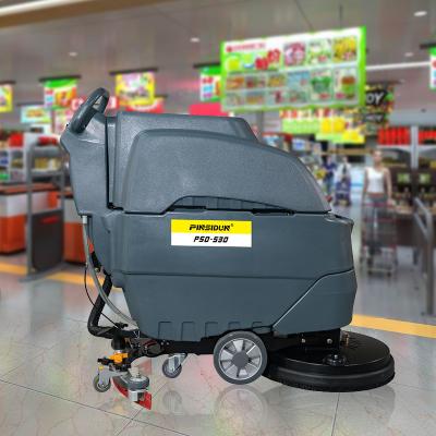 China Industrial Wireless Semi Automatic Walk Behind Electric Floor Cleaner PSD XS530 for sale