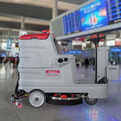 China 75L Tank Capacity Automatic Ride On Floor Cleaner Wash Floor Dryer for sale