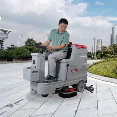 Китай Красный двойной щеткой автоматическая езда на полу Скрубер стиральная машина продается