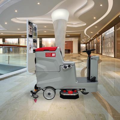 China Ride On Floor Sweeper Scrubber Cleaning Machine For Garage for sale