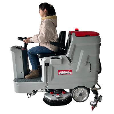 China Good Quality Electric Riding Floor Sweeper Cleaning Floor Scrubber For Warehouse for sale