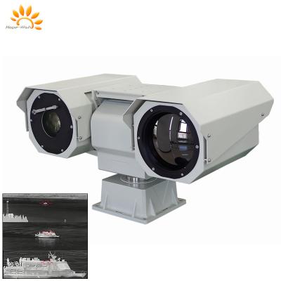 Китай Дальний двойной датчик PTZ тепловая камера лазер 360 градусов для повышения безопасности и мониторинга продается