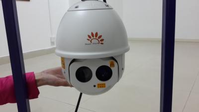 中国 屋外の監視のドームPTZの赤外線カメラHD 300m IRの間隔20Xの光学ズームレンズ 販売のため