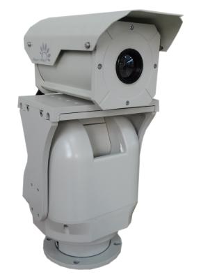 China Double FOV Infrared Long Range Thermal Camera , Railway HD CCTV Camera for sale