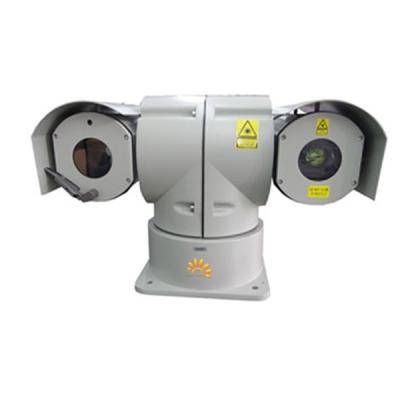 China Car Mounted PTZ Laser Camera / Cooled Thermal Camera 30X Optical Zoom For Police Patrol for sale