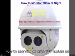 Ip Ptz Infrared Camera 2 Megapixel Night Vision Laser Infrared Surveillance