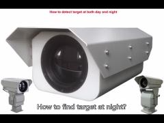 4km Long Range Thermal Camera PTZ Cctv Camera With Thermal Imaging