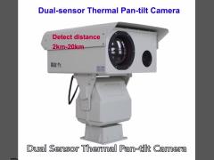 IP66 Protection Dual Thermal Camera , Vehicle PTZ Security Camera