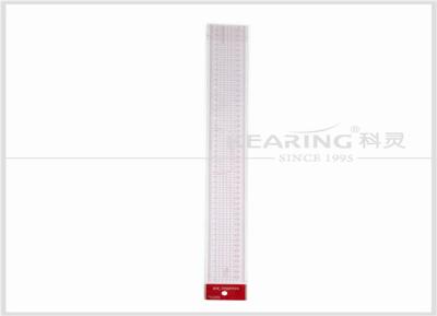 China 50 cm Clear Plastic Multi Use Pattern Making Ruler ( Sandwich Line ) Lifetime Guaranteed # 8004 for sale