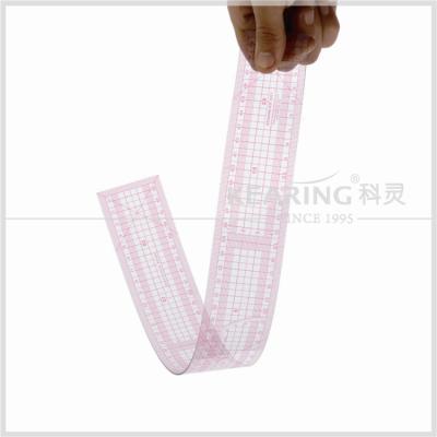 Chine Règle de évaluation évaluée supérieure de fabrication de modèle de règle de Kearing 50cm plastique à vendre