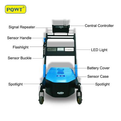 China 15P Smart Water Pipeline Leakage Detection Trolley 9m Deep PQWT LDC for sale