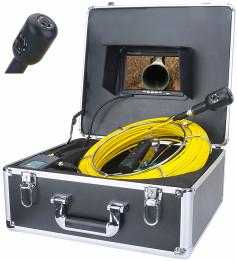 China 145° Angle Drain Sewer Pipe Inspection Camera 7inch High Accurate for sale
