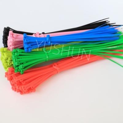 China All sizes self locking colorful nylon cable tie use for bounding wires for sale