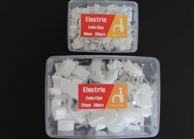 China Versatile Plastic Cable Clips With High Flexibility In Bag/Box Package for sale