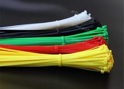 China Black UV Resistant Plastic Cable Zip Ties Straps 7.2x500mm for sale