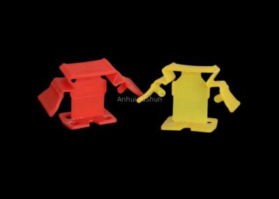 China Tile Leveling System Clips And Wedges 1/16 1mm 1.5mm For Floor Wall Ceramic Tiling Red Color for sale