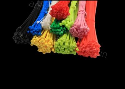 China Clear Nylon6 Self Locking Plastic Straps Cable Ties 100mm for sale