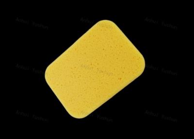 China Yellow Rectangle Tile Grouting Sponge For Medium Tiles Durable And Efficient for sale