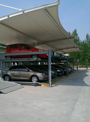 China 2 puestos de garaje elevador de vehículos de dos niveles para el hogar y el CBD elevador hidráulico de estacionamiento en venta