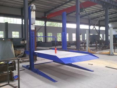 China Two Column Hydraulic Parking Lift 2700kg Hydraulic Stack Parking System for sale