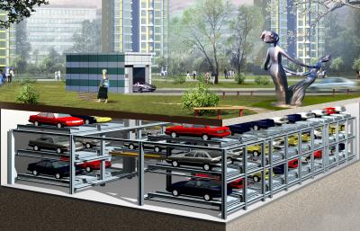 China Torre de estacionamiento automática de circulación horizontal en venta