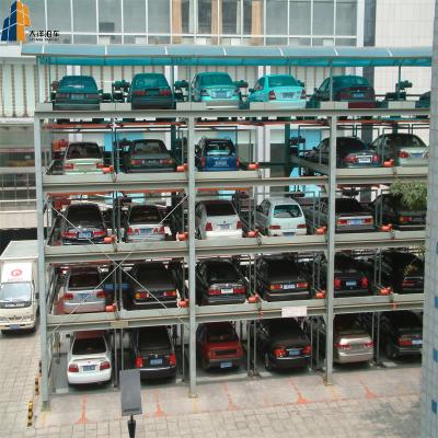 China Sistema de estacionamiento hidráulico montado en la superficie 5mX2.5m Plataforma en venta