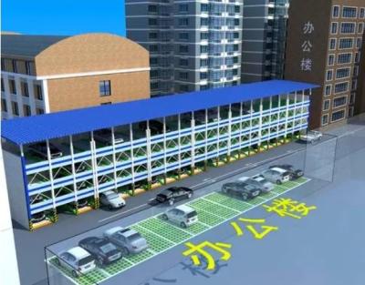 China Sistema de estacionamiento automático mecánico subterráneo 2000 kg Motor de elevación automática en venta