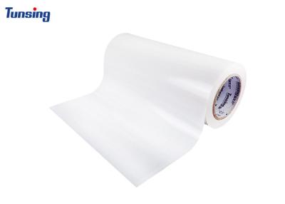 中国 Double Side Heat Activated Adhesive Paper Polyester Pes For Pvc 販売のため