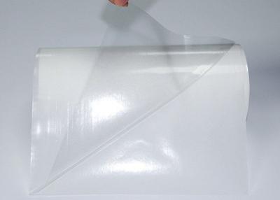 China Hot Melt Fabric Polyester Transparency Film Textile Glue Sheet Bonding Tape With Release Paper for sale