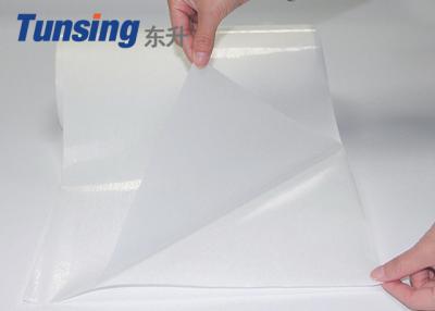 China PES Polyester Hot Melt Glue Adhesive Film 100 Yards / Roll For Bonding Label for sale