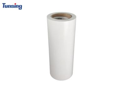 China Milk White Translucent  Hot Melt Glue Film , PES Hot Melt Adhesive Sheets For Wood for sale
