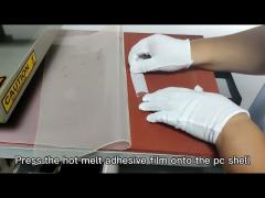 Hot Melt Adhesive film to bonding PMMA to PC