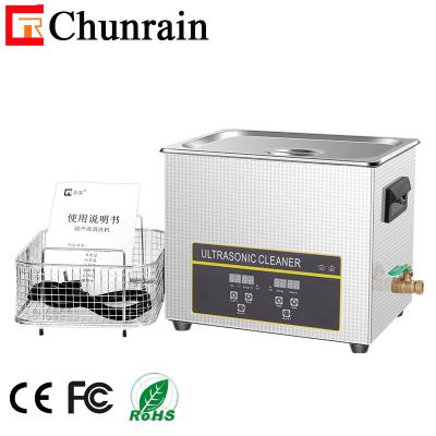 China Pipettes Lab Ultrasonic Cleaner , 240W 80KHZ 10l Ultrasonic Cleaner for sale