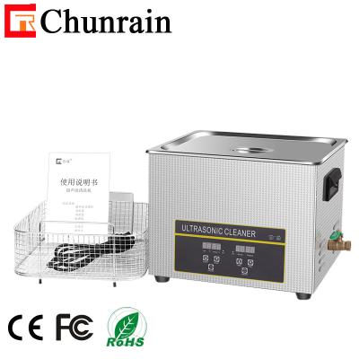 China 15L 360W Bicycle Chain Digital Ultrasonic Cleaner CE Certificated for sale