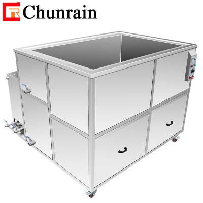 China DPF Heavy Oil High Power Ultrasonic Cleaner , 1500L 28KHZ Car Parts Ultrasonic Cleaner for sale