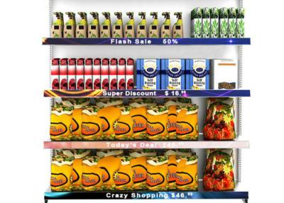 China Supermarket 800nits Shelf Led Display , 768*64mm P2 Indoor Led Display for sale