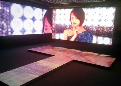 China 3D Interactive 4000nit IP65 P6.25 Dance Floor LED Screen Long Life Span for sale