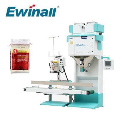 China Manual Automatic Rice Packing Machine DCS-50FB3+ Ewinall for sale