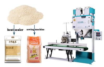 China Automatic Weight Rice Packing Machine 0.5MPa 1.1KW for sale
