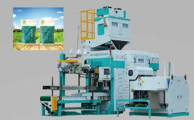 China Palletizing Fully Automatic Rice Packing Machine 5.5KW 25kg To 50kg for sale