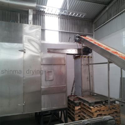 China 220v 1.2m Continuous Conveyor Belt Dryer 500kg/H 600kg/H for sale