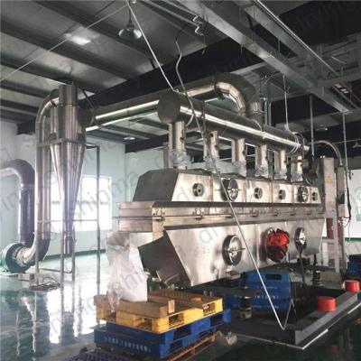 China 120kg/H - secador de trabajo de la cama flúida del laboratorio de la vibración 140kg/H del secador horizontal continuo del Fbd en venta