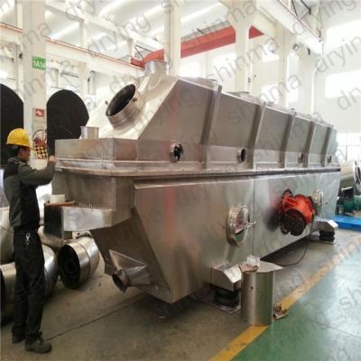 China 70kg/H Continuous Vibration Fluid Bed Dryer Machine For Compound Fertilizer for sale