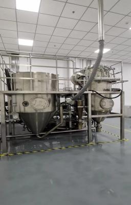 China Os sistemas de secagem industriais Hydrolyzed do pulverizador da proteína de peixes fluidificaram o secador de pulverizador 100kg/h à venda