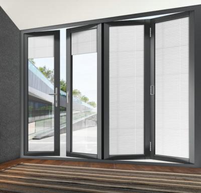Chine High And Low Waterproof Track Folding Door Thermal Break à vendre