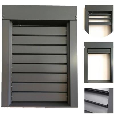 China Exterior 6063 Aluminium Louvered Swing Hinged Door For Office for sale