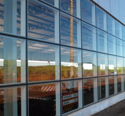 China Hidden Frame Aluminum Curtain Walls For Office Building for sale